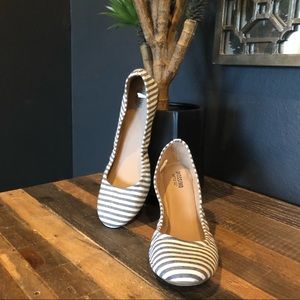 Target Mossimo striped flats size 8